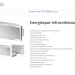 Infrarotheizung Energiespar-Heizung, Verkauf, Installation GCP Mallorca
